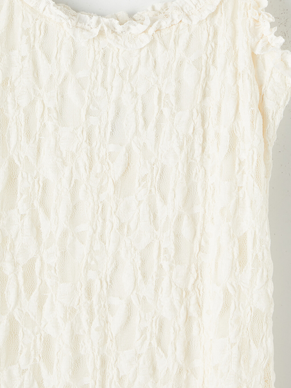 U Neck Lace Dress-5