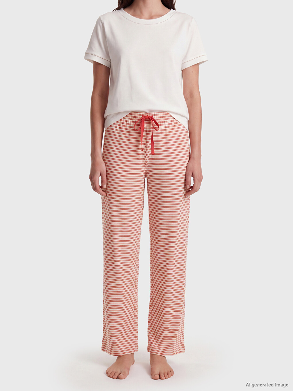 Striped Women's Pyjamas Bottom-1