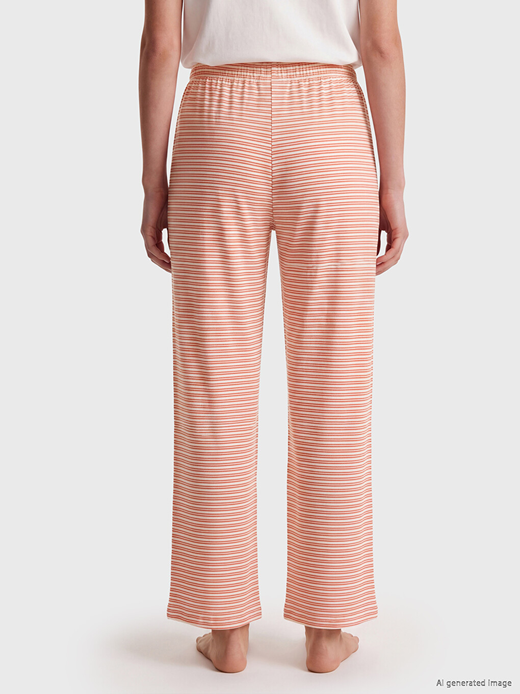 Striped Women's Pyjamas Bottom-3