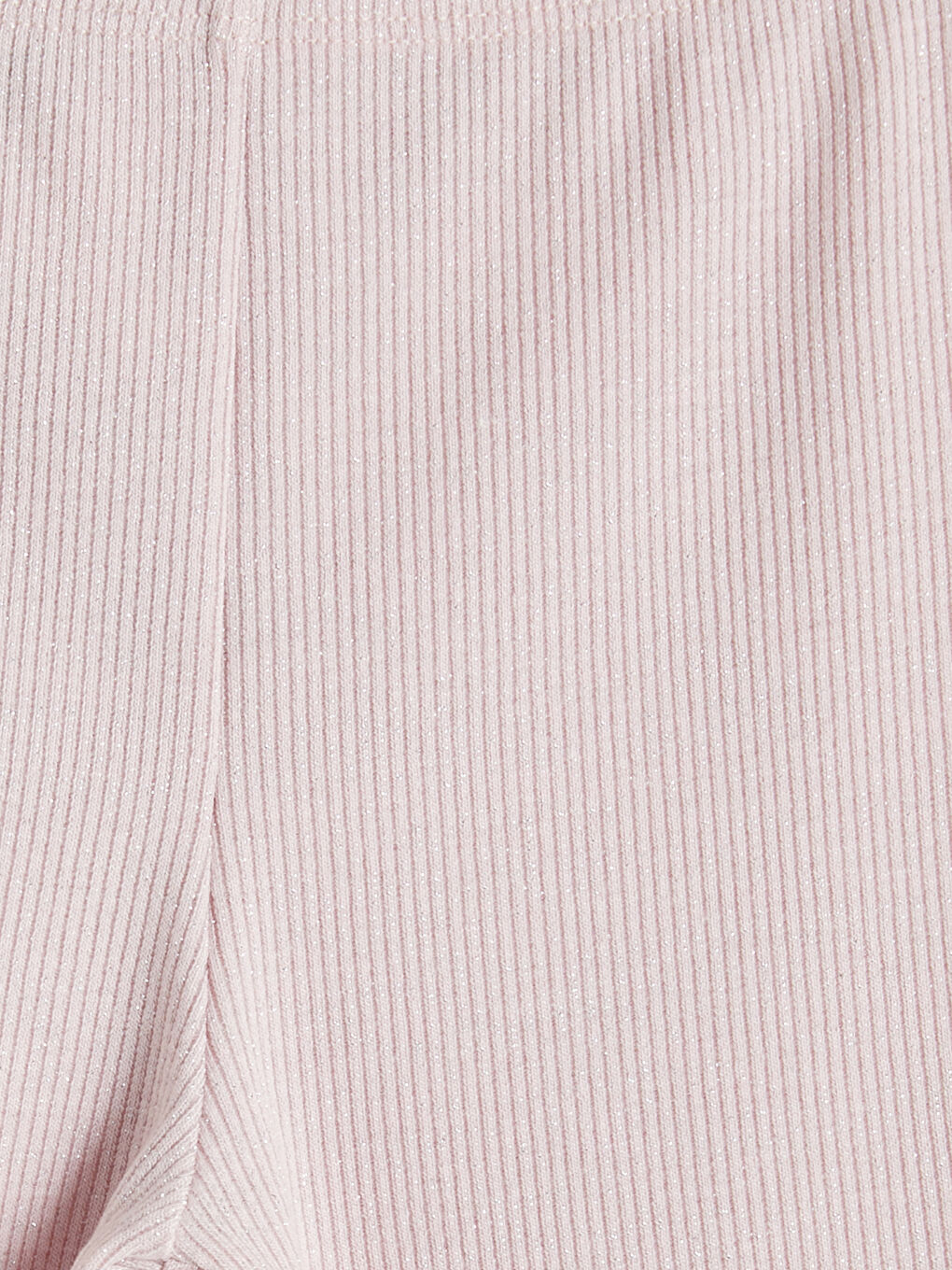 Pembe Fitilli Kız Çocuk İspanyol Paça Tayt-2