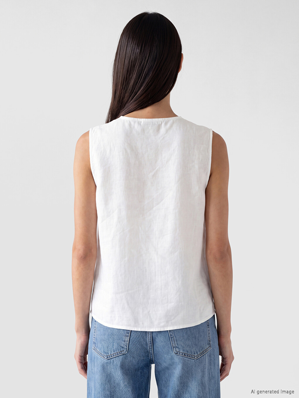 Modal Blend Frilled Blouse-3
