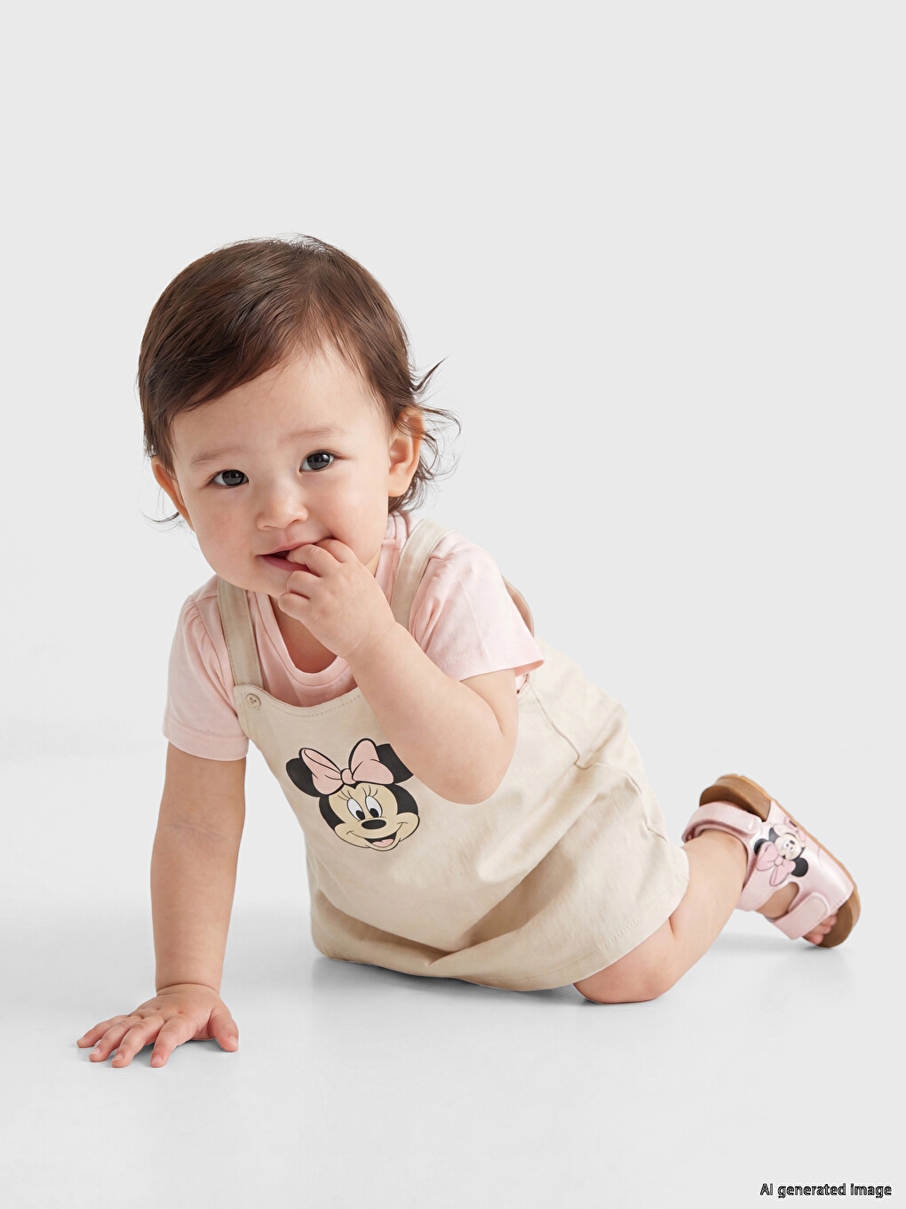 Minnie Mouse Printed Baby Girls' Set
