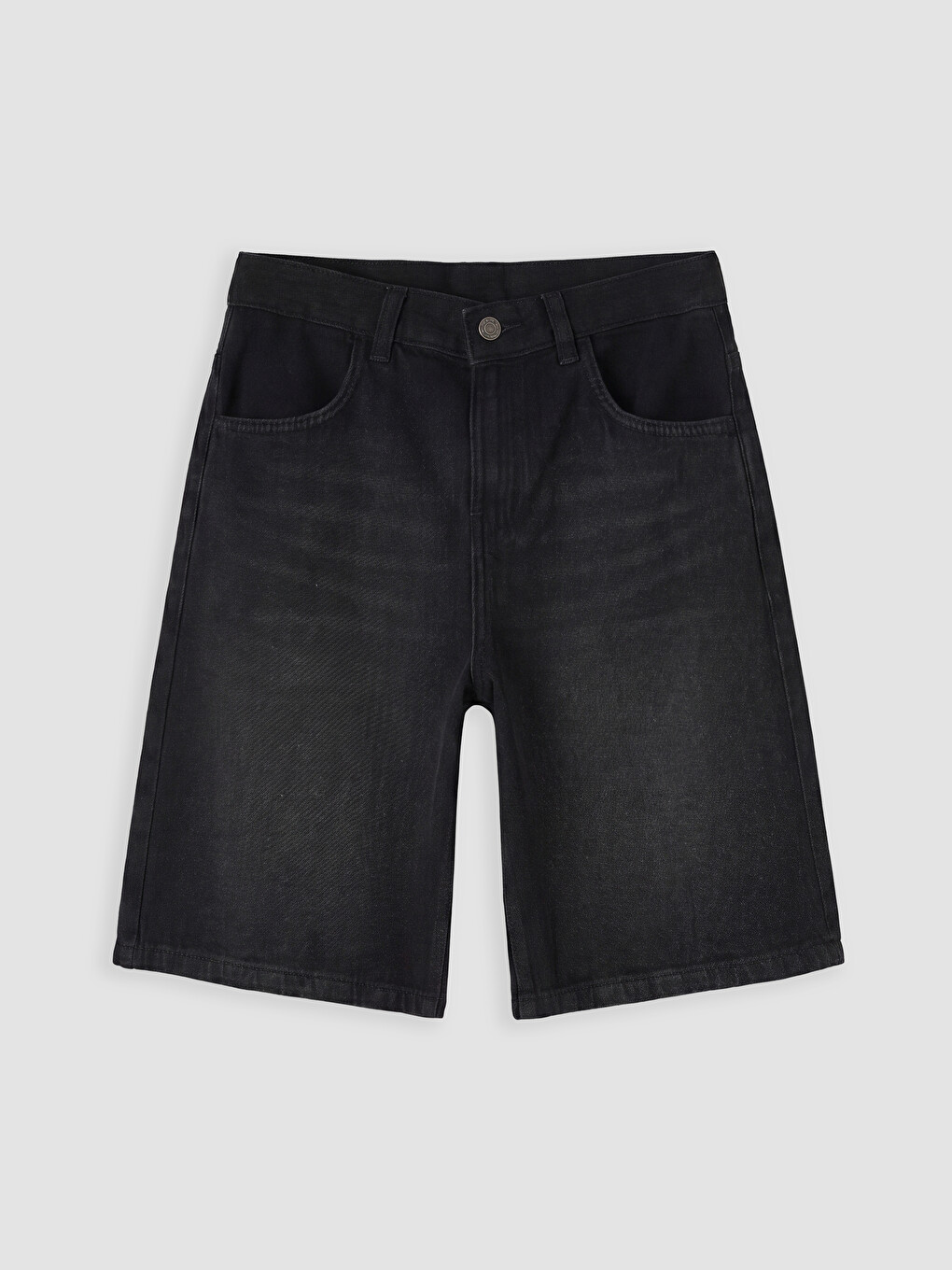 Boy Black Denim Shorts