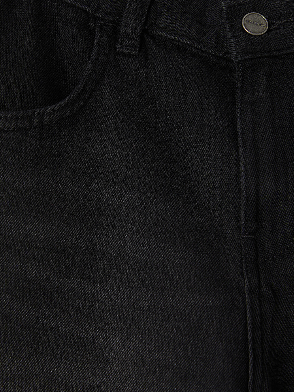 Boy Black Denim Shorts-1