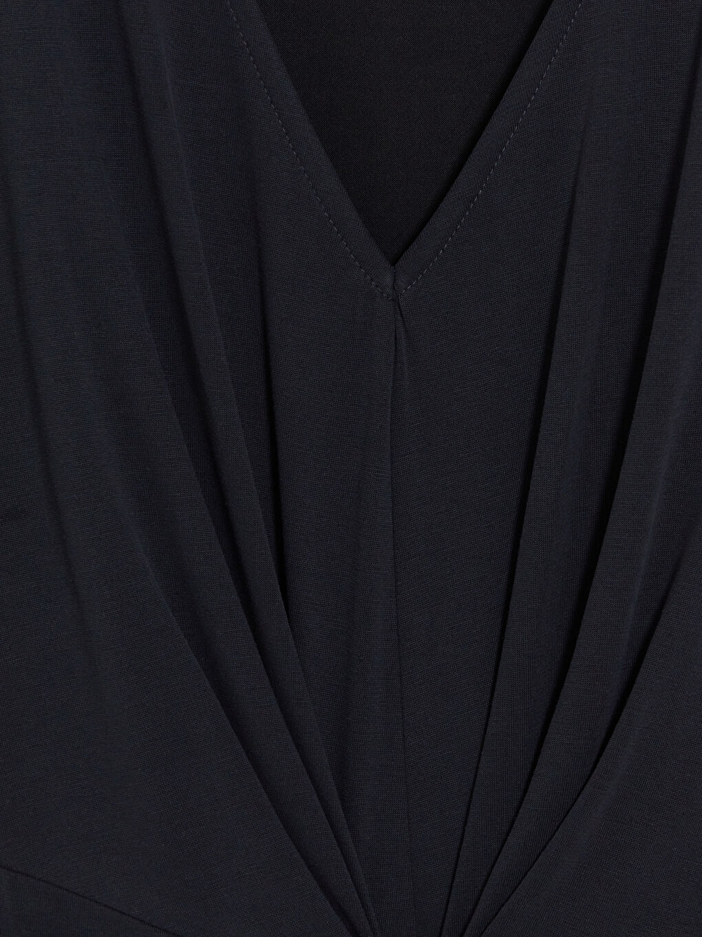 Antrasit Modal Karışımlı Büzgülü Elbise-2