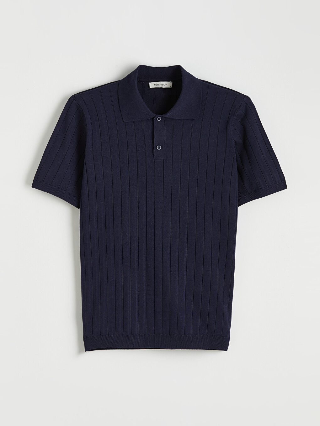 Lacivert Polo Yaka Erkek Triko Tişört-4