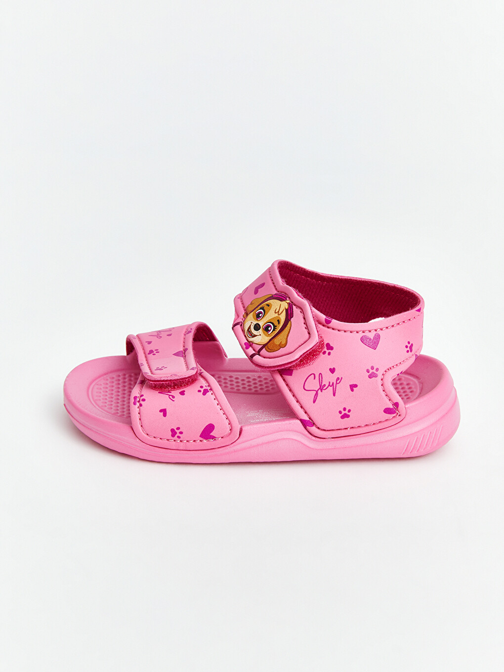 Pembe Paw Patrol Baskılı Kız Çocuk Sandalet-1