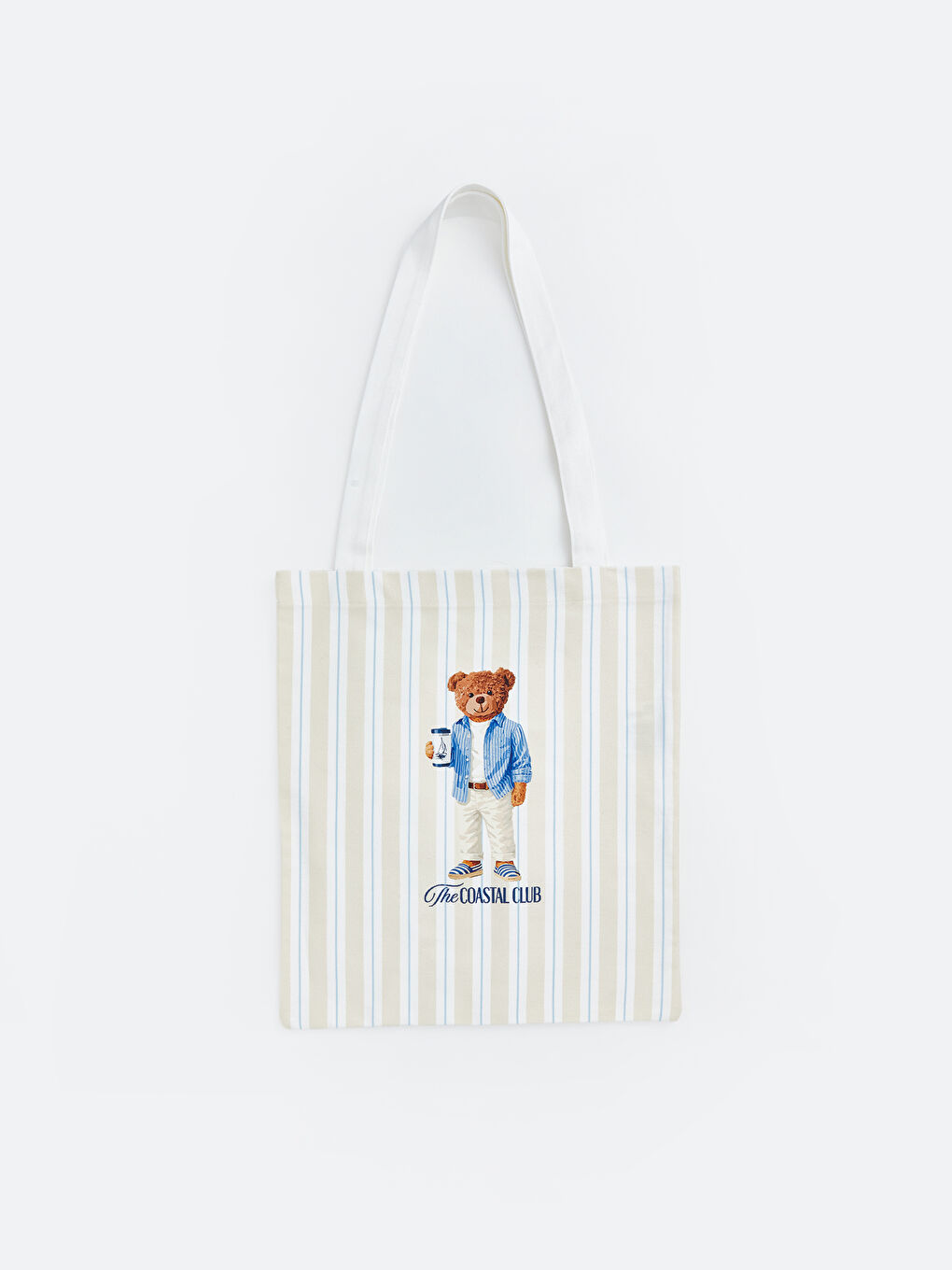 Karışık Ayı Teddy Baskılı Bez Çanta