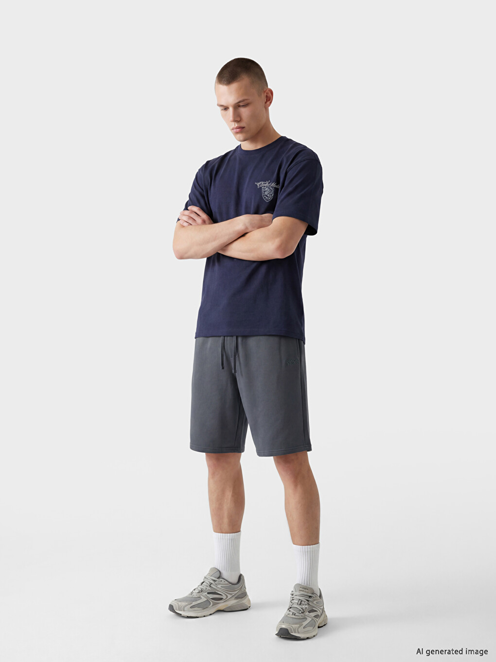Crew Neck Printed Men's T-Shirt-1