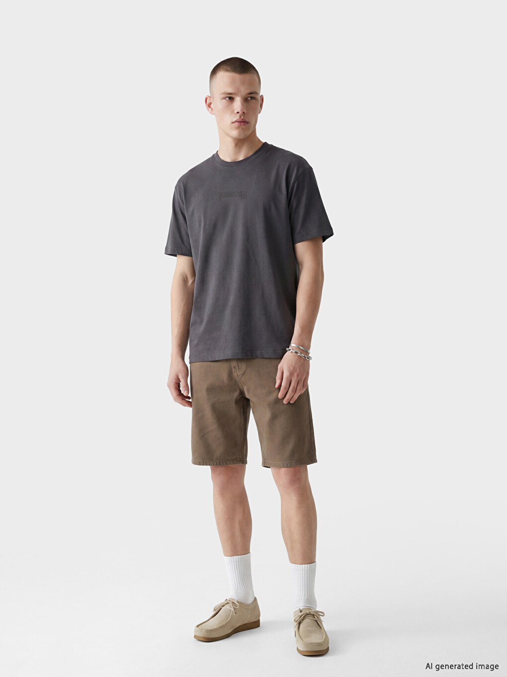 Relax Fit Embroidered Men's T-Shirt-1
