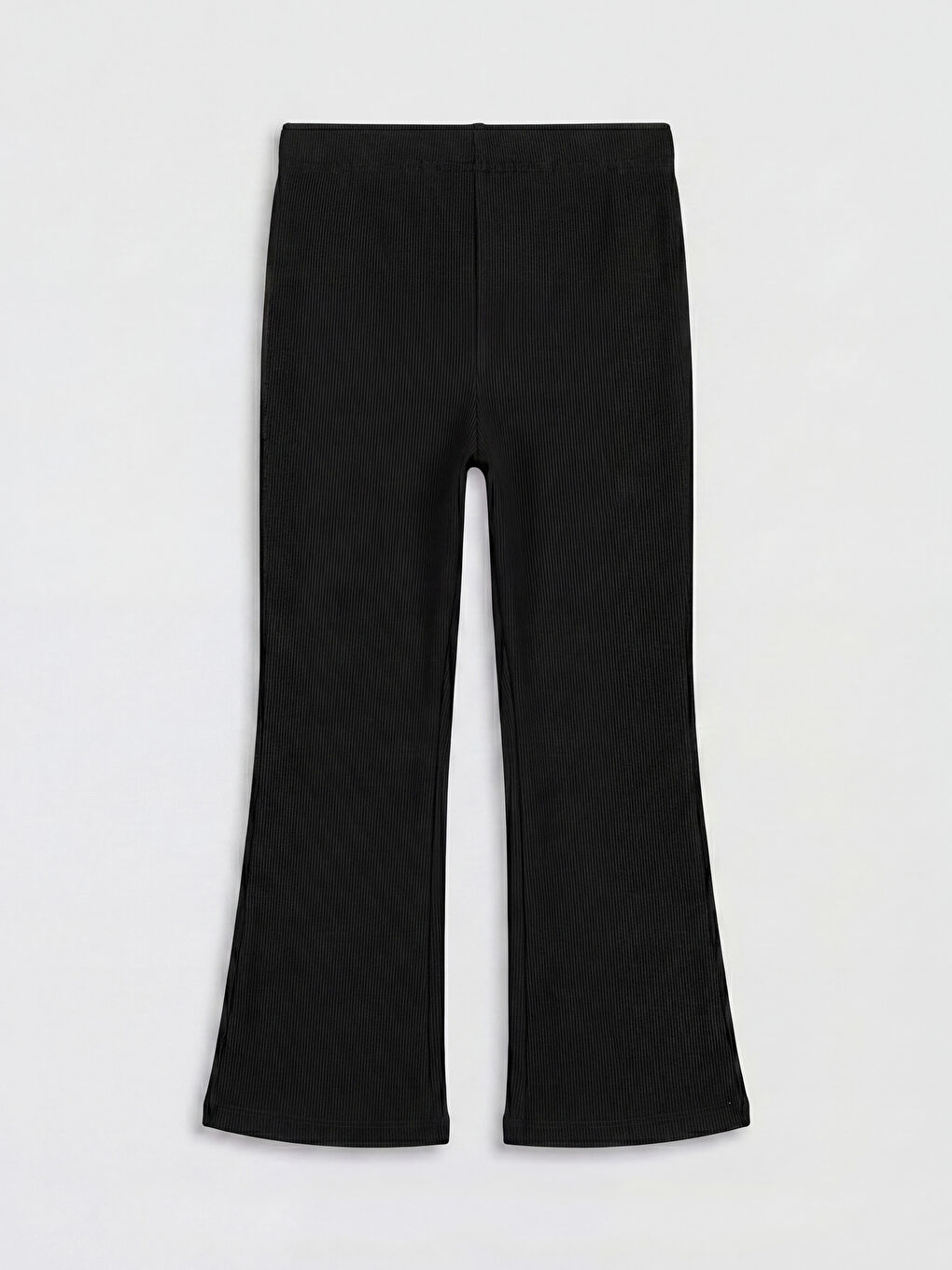 Siyah Kız Çocuk İspanyol Paça Tayt-1