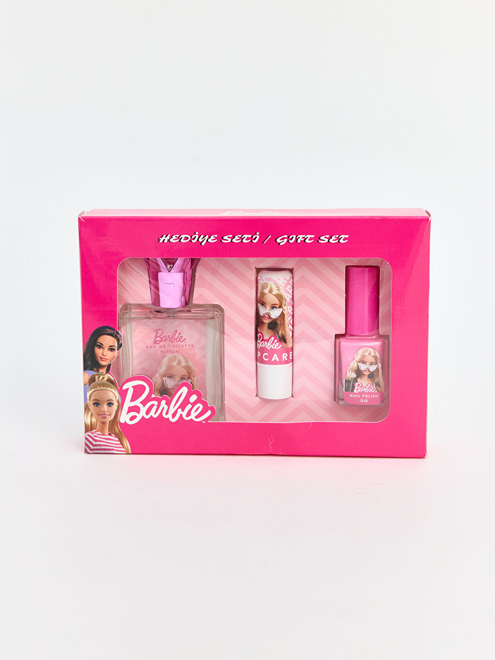 Barbie Baskılı Kız Çocuk Hediye Seti-1