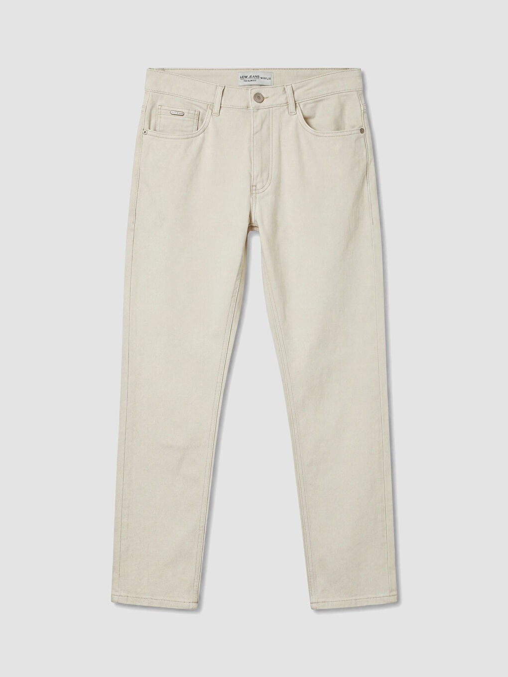 Bej 750 Slim Fit Erkek Jean Pantolon