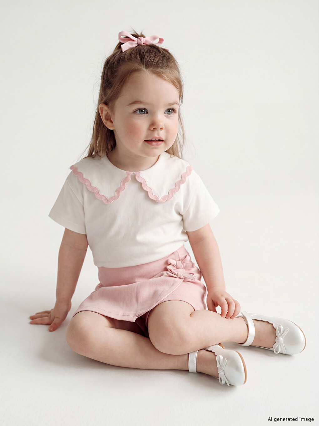 Baby Girls' T-shirt And Shorts Set-1