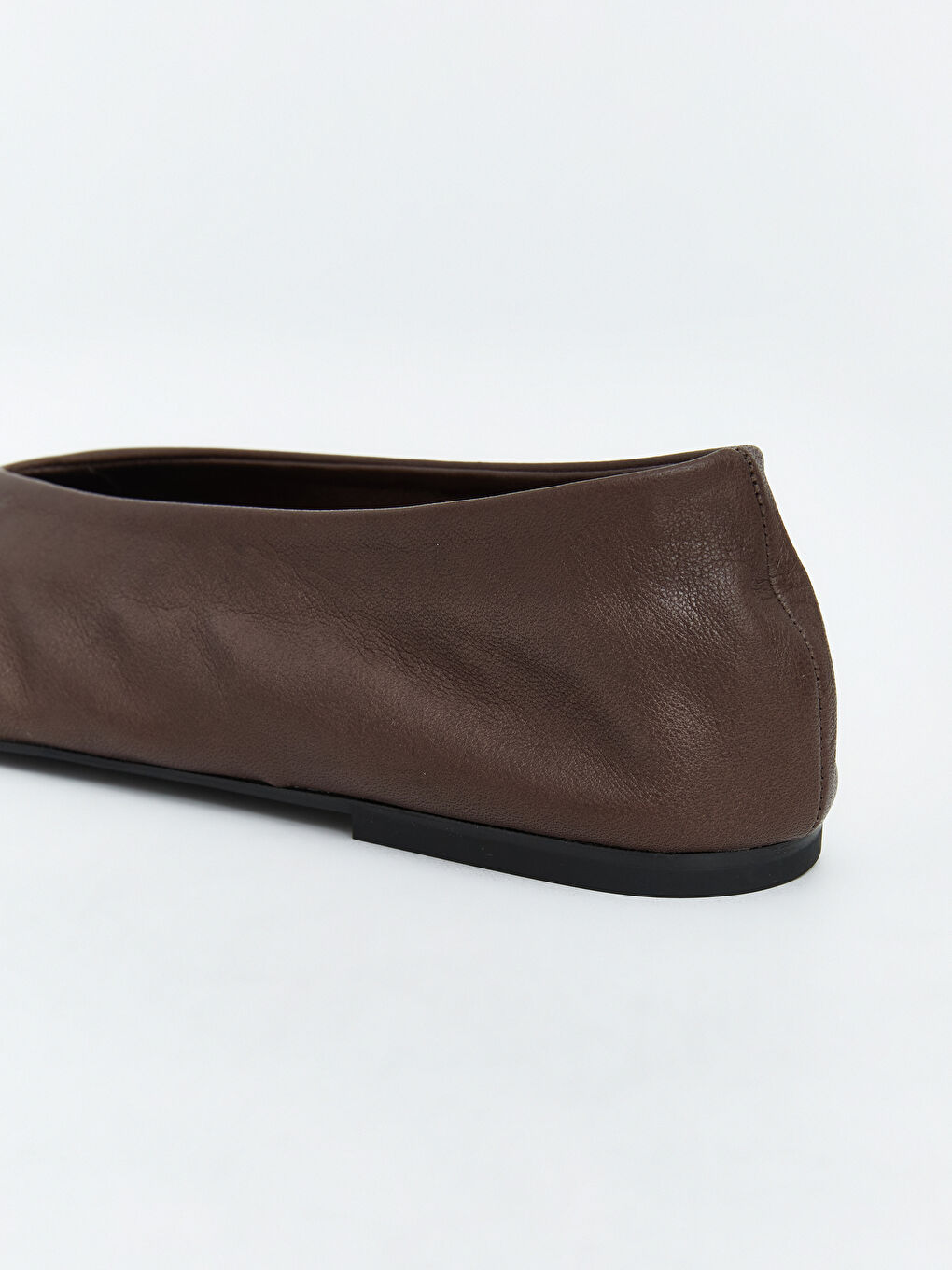 Kahverengi Hakiki Deri Kadın Babet-4