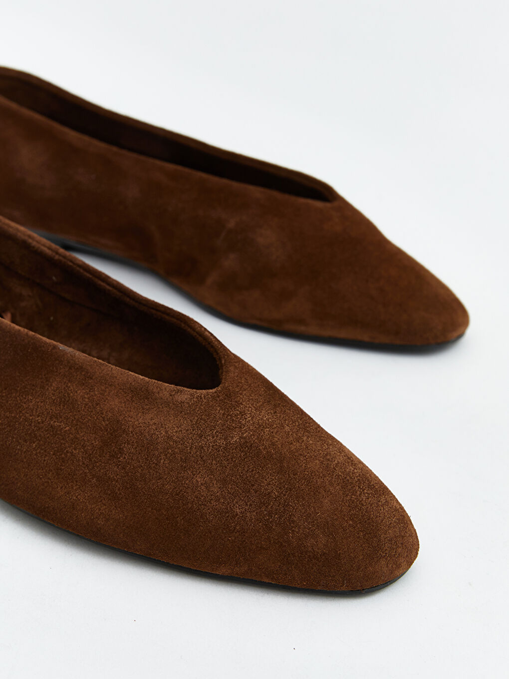 Kahverengi Kadın Süet Babet-2