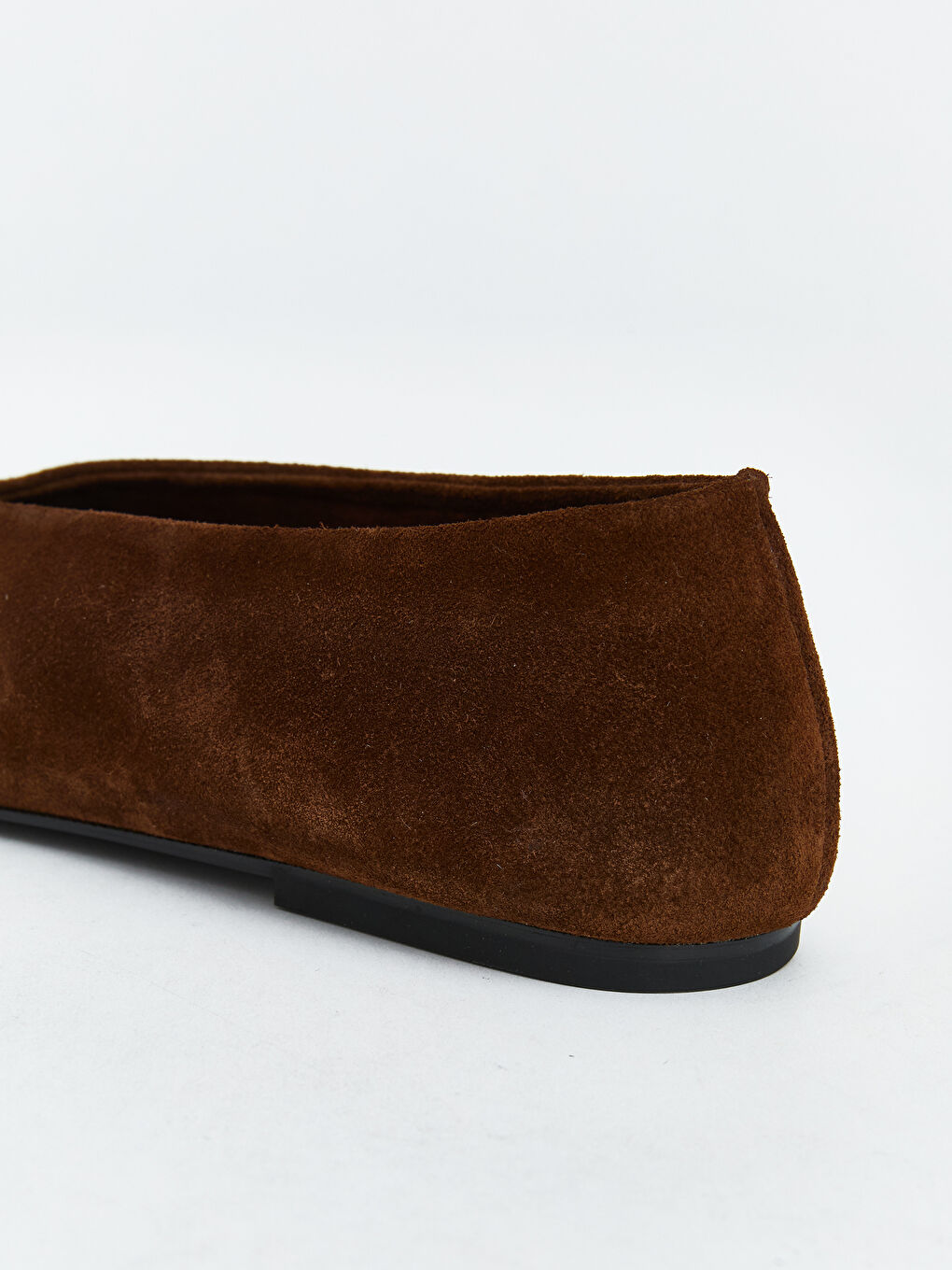 Kahverengi Kadın Süet Babet-4