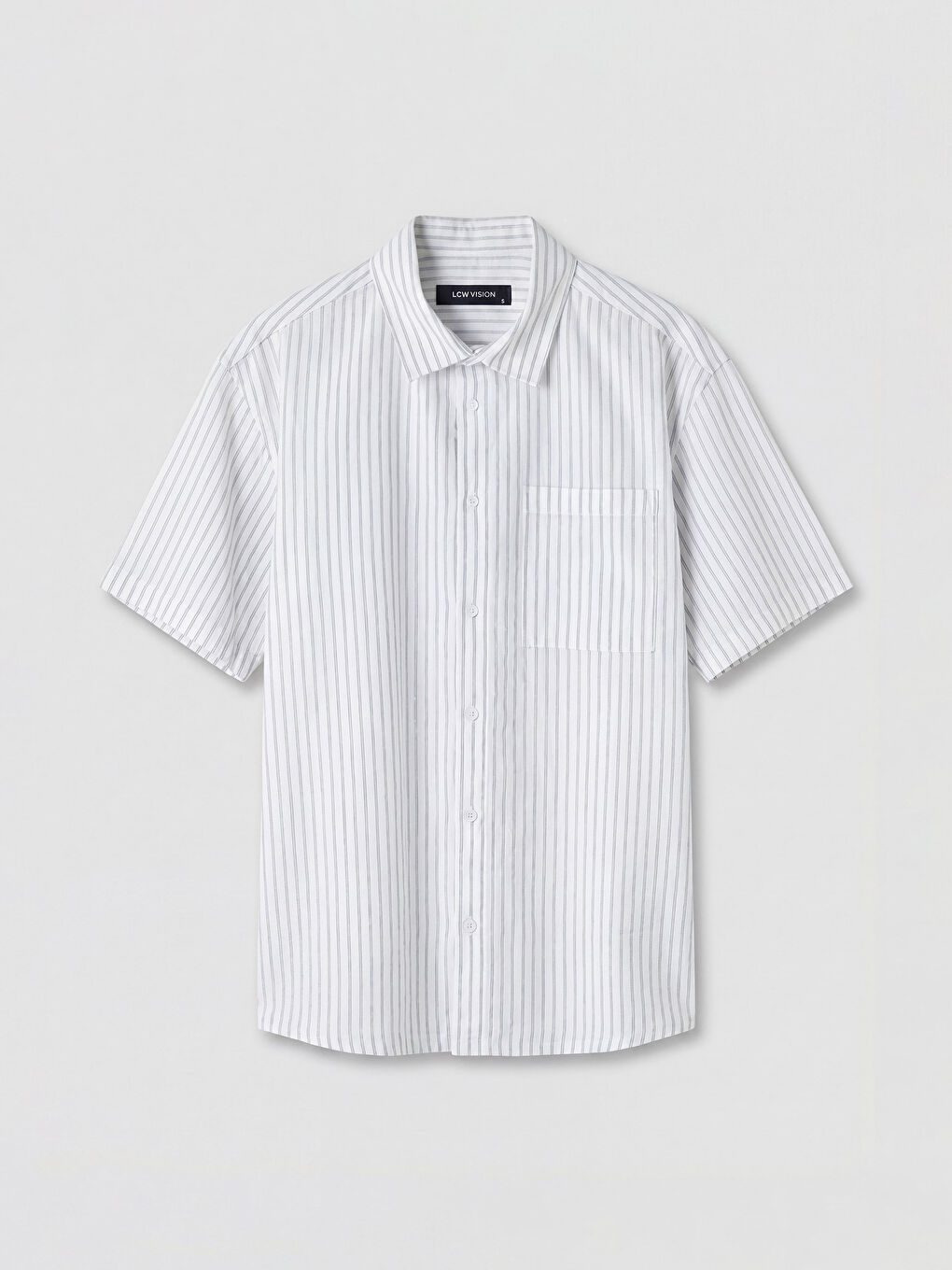 Mavi Regular Fit Çizgili Erkek Gömlek