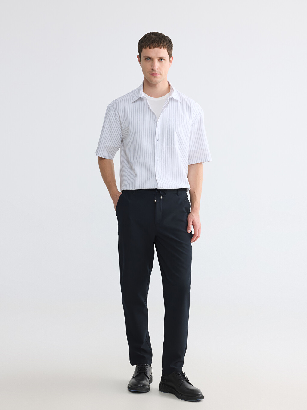 Regular Fit Striped Men's Shirt-1
