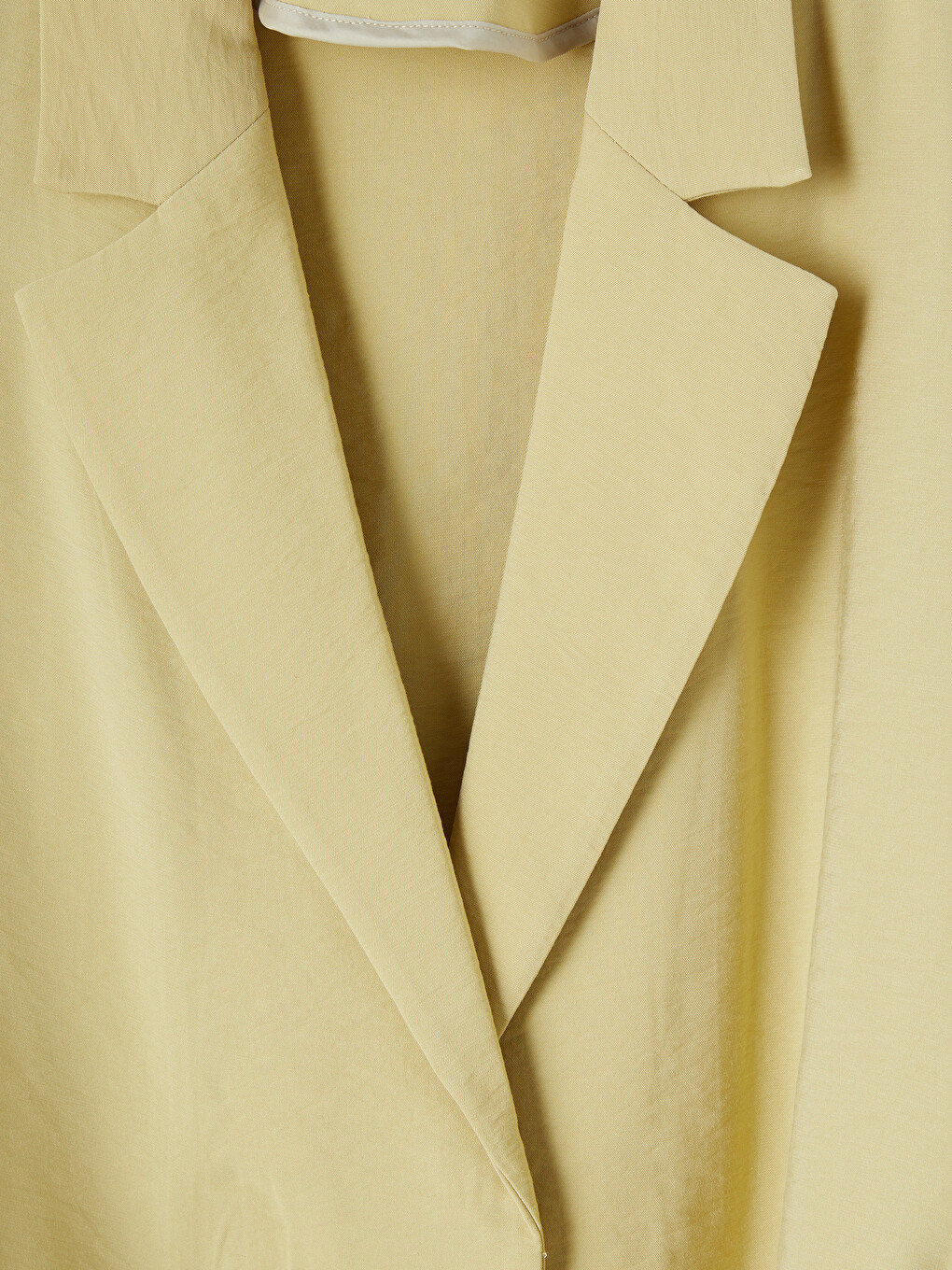 Sarı Kuşaklı Kadın Blazer Ceket-1