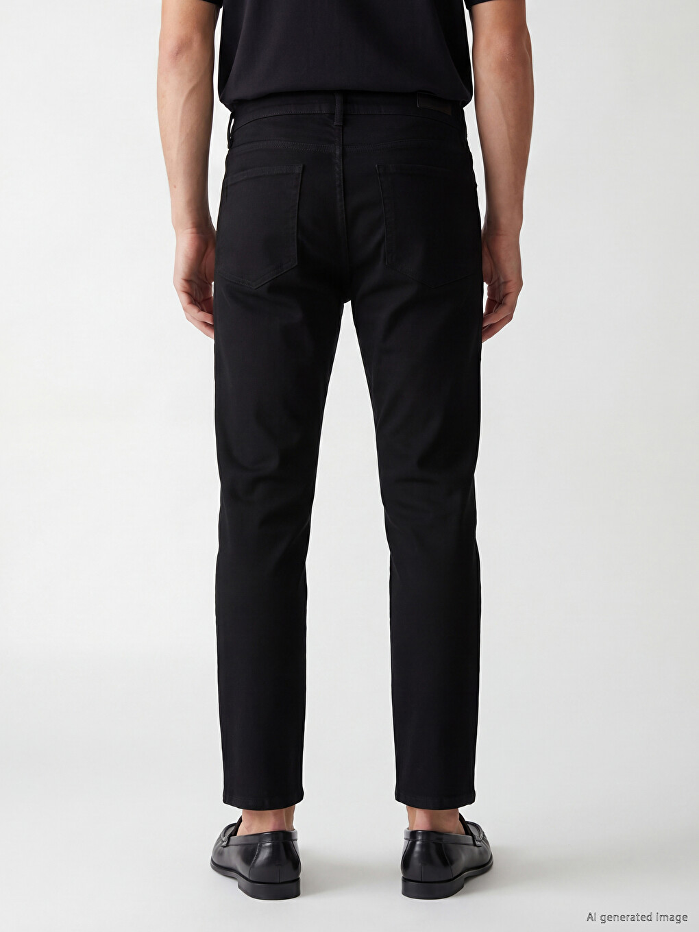 Siyah 750 Slim Fit Erkek Jean Pantolon-4