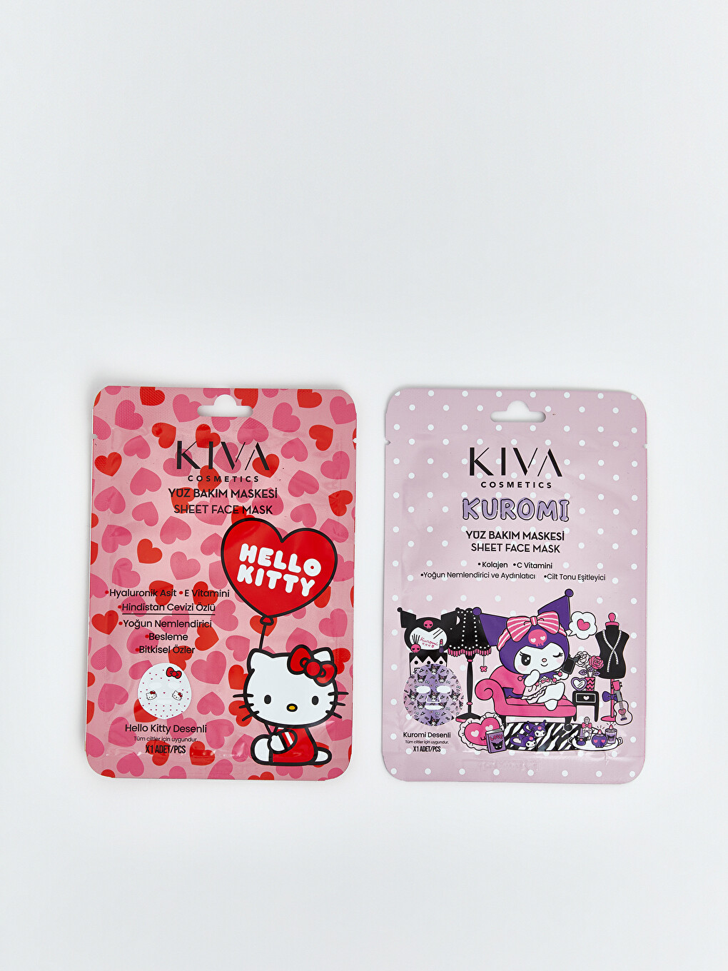Hello Kitty Baskılı Yüz Maskesi