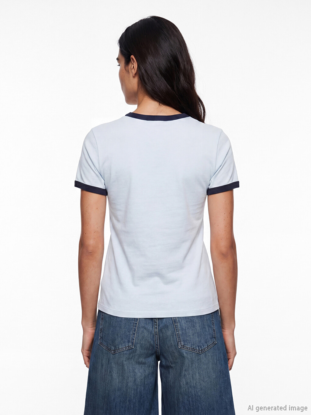 Crew Neck Los Angeles Printed Women's T-Shirt-3