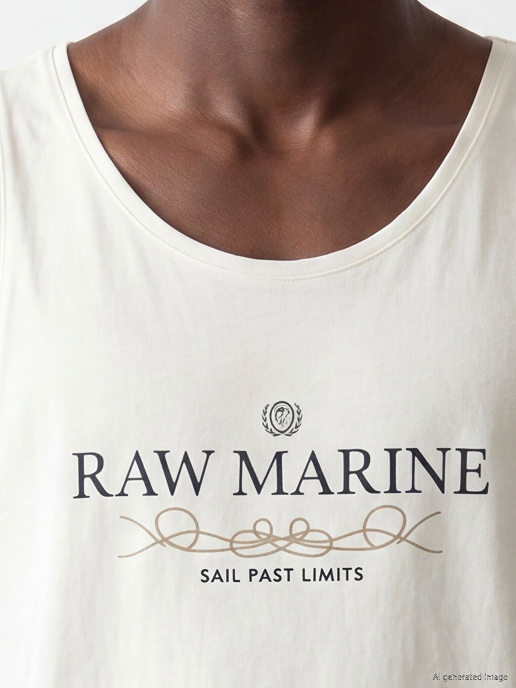 Crew Neck Printed Men's Sleeveless T-Shirt-2