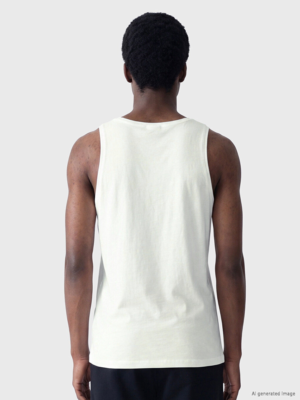 Crew Neck Printed Men's Sleeveless T-Shirt-3