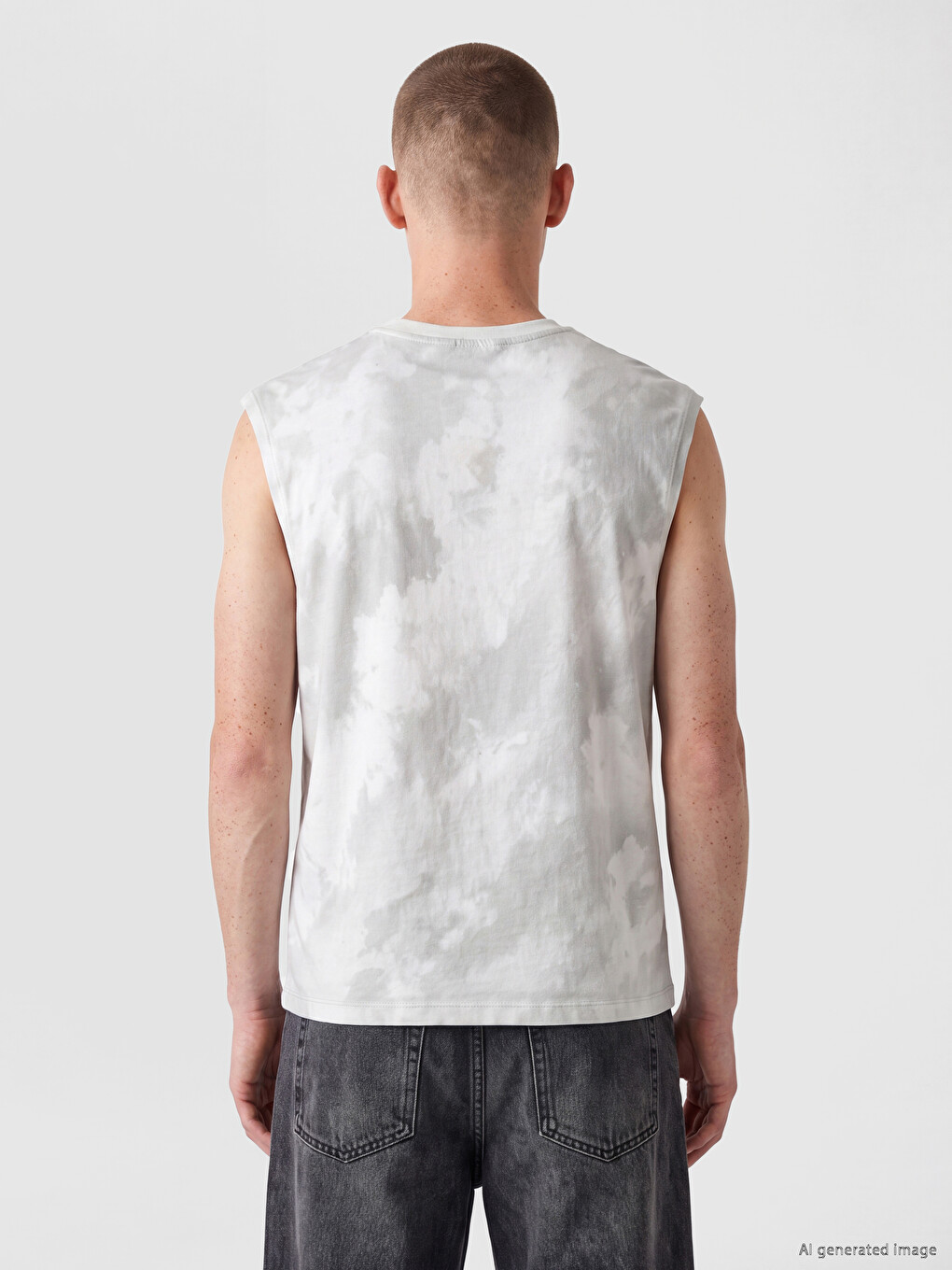 Man Grey Tank Top-3