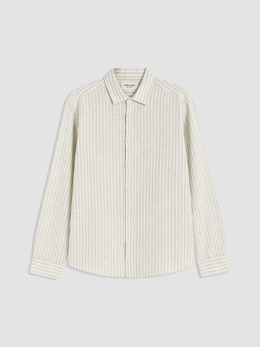 Man Beige Shirt