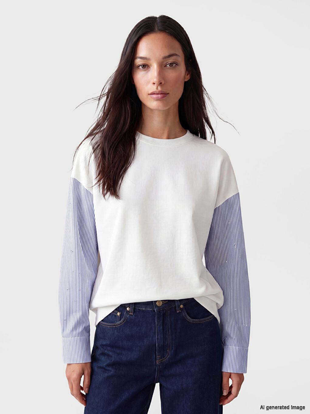 Soft Touch Oversize Women's Sweatshirt Tunic