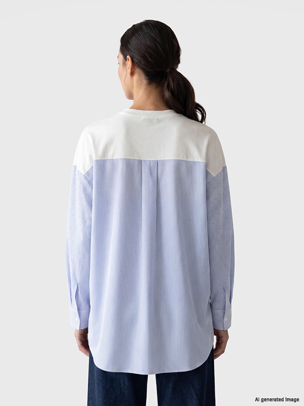 Soft Touch Oversize Women's Sweatshirt Tunic-3