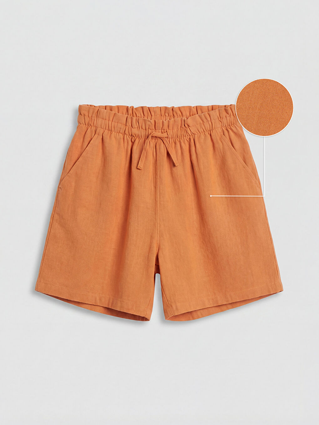 Turuncu Basic Kız Çocuk Şort