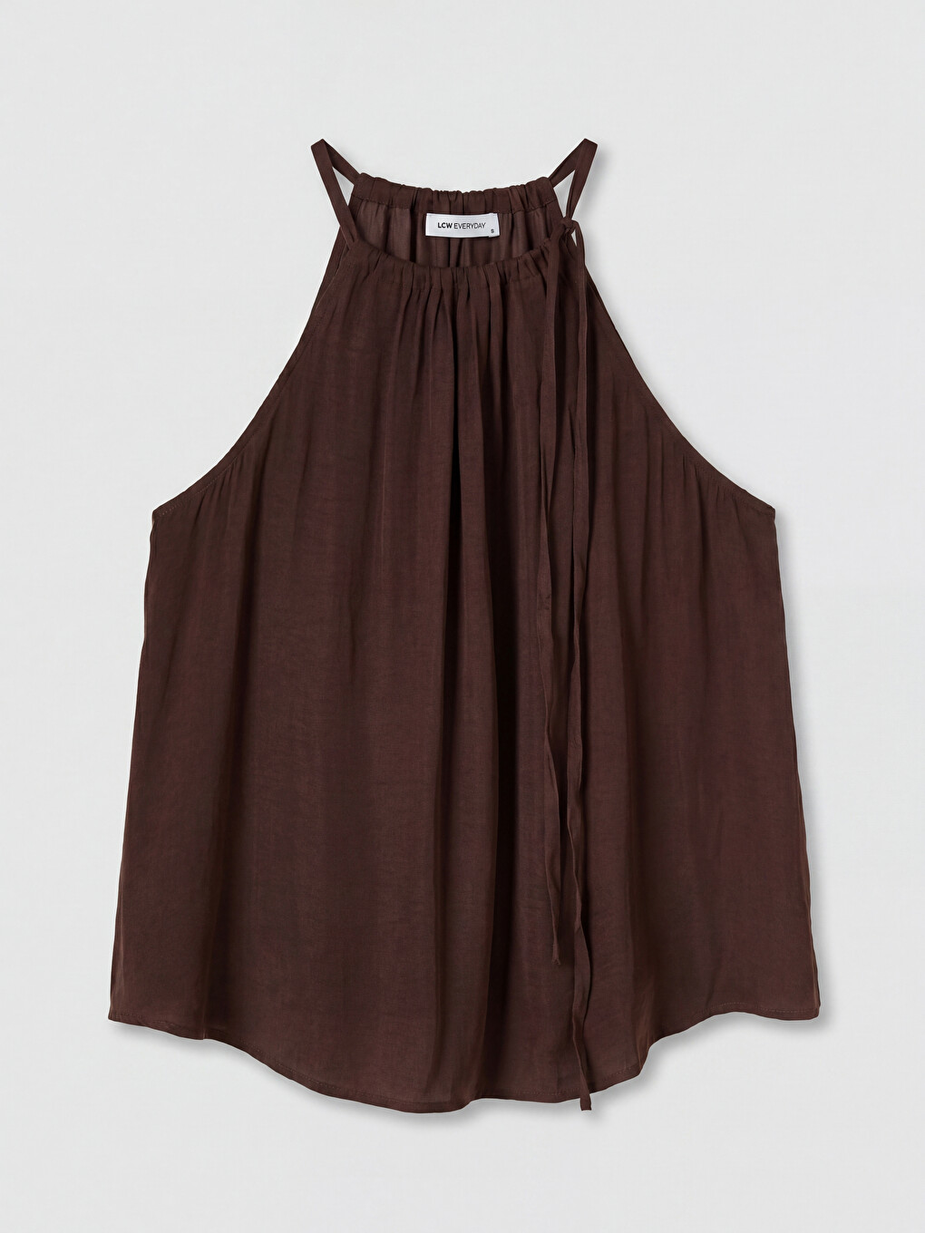 Halter Neck Ruched Blouse-4