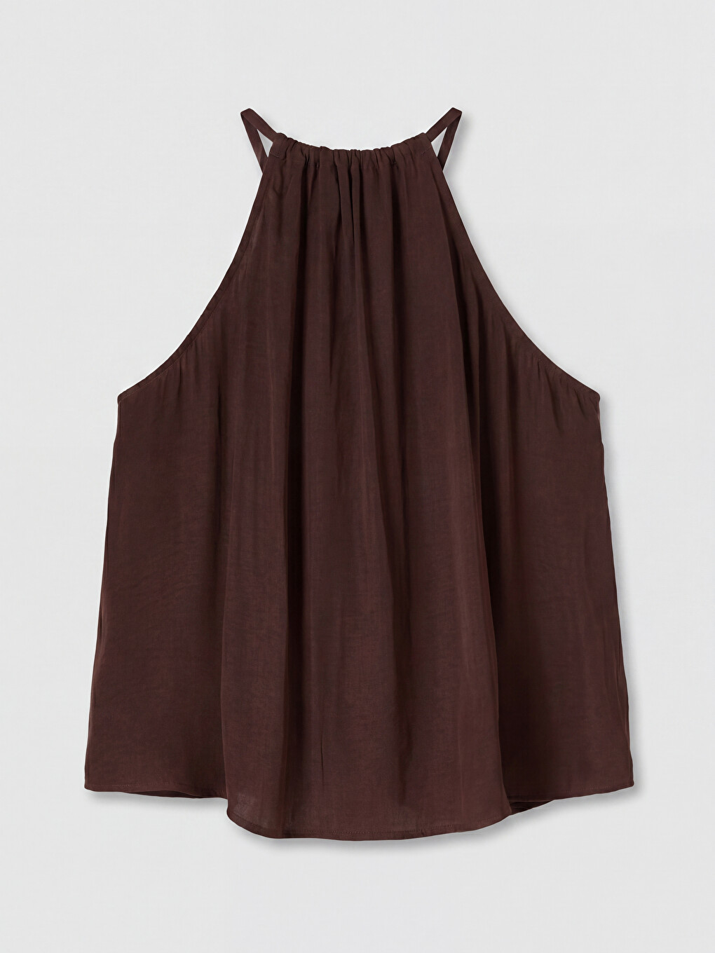 Halter Neck Ruched Blouse-5