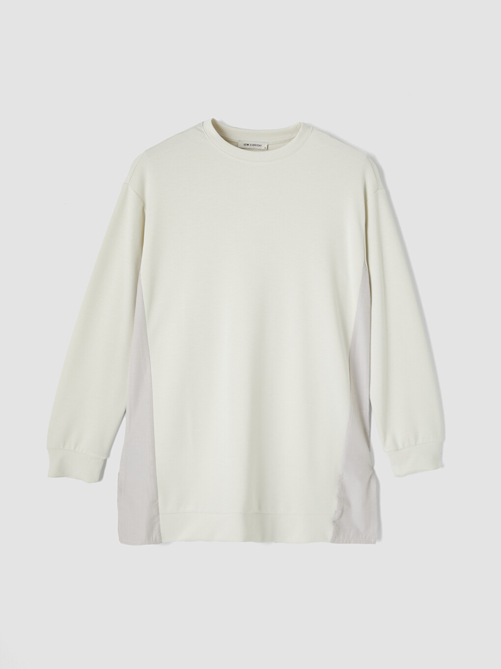 Bej Oversize Soft Touch Kadın Tunik