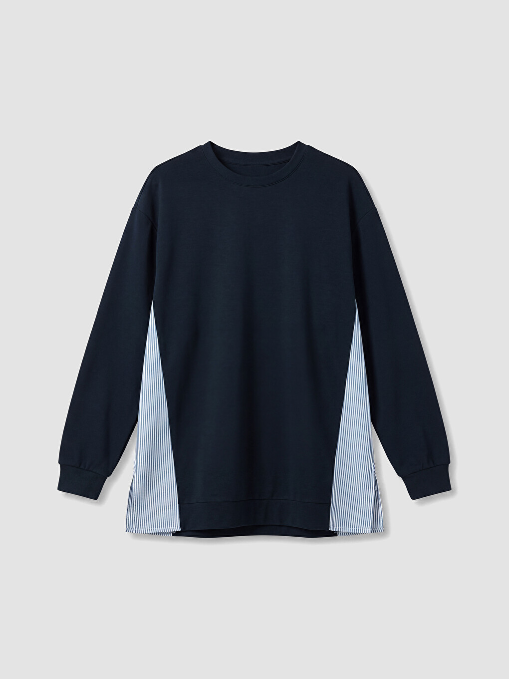 Lacivert Oversize Soft Touch Kadın Tunik