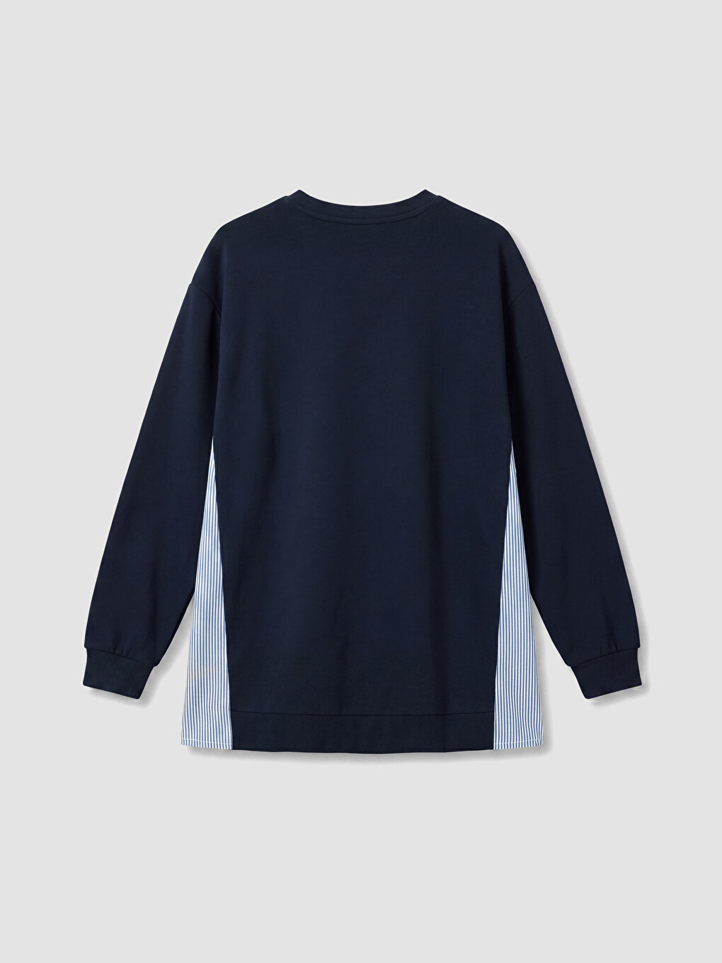 Lacivert Oversize Soft Touch Kadın Tunik-2