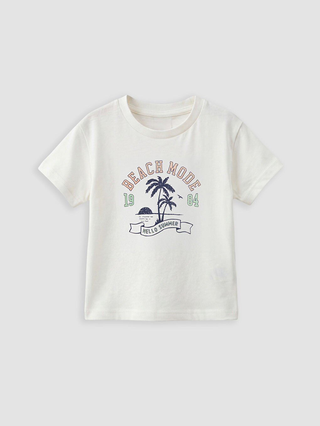 Printed Baby Boys' T-Shirt and Shorts Set-1