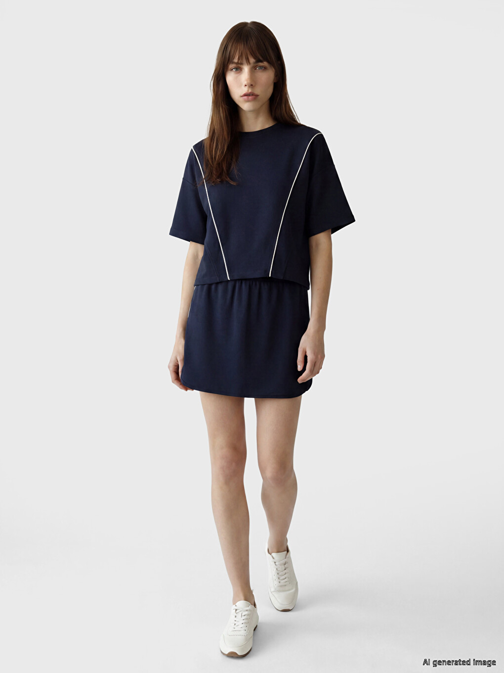 Elastic Waist Skort