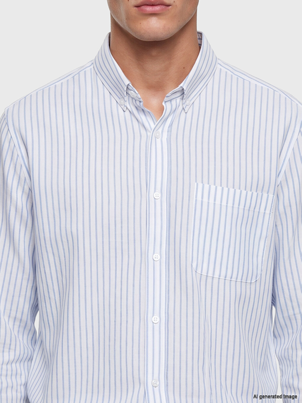 Standard Fit Striped Men's Shirt-2