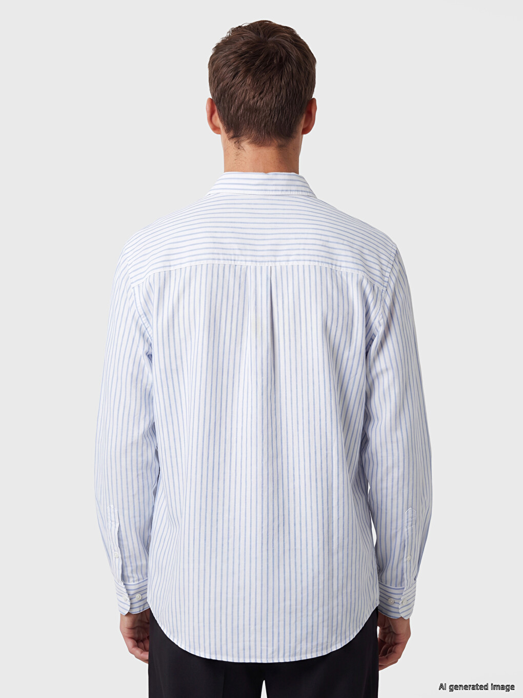 Standard Fit Striped Men's Shirt-3