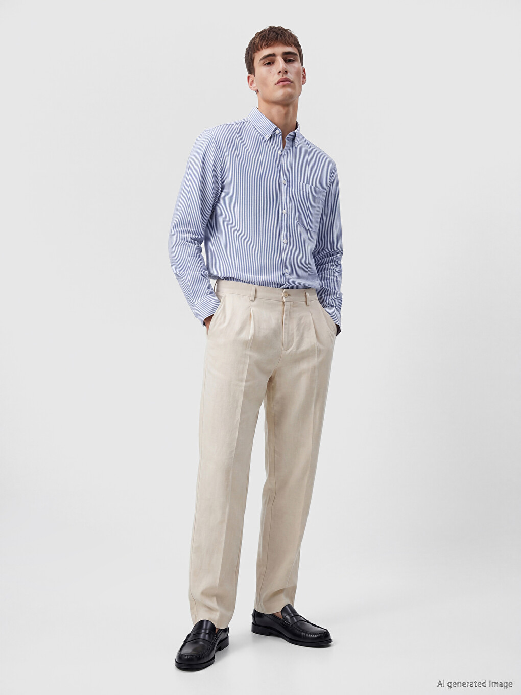 Regular Fit Striped Men's Shirt-1