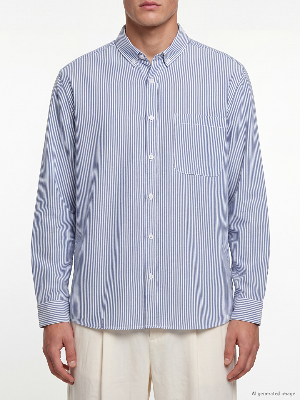 Regular Fit Striped Men's Shirt-2