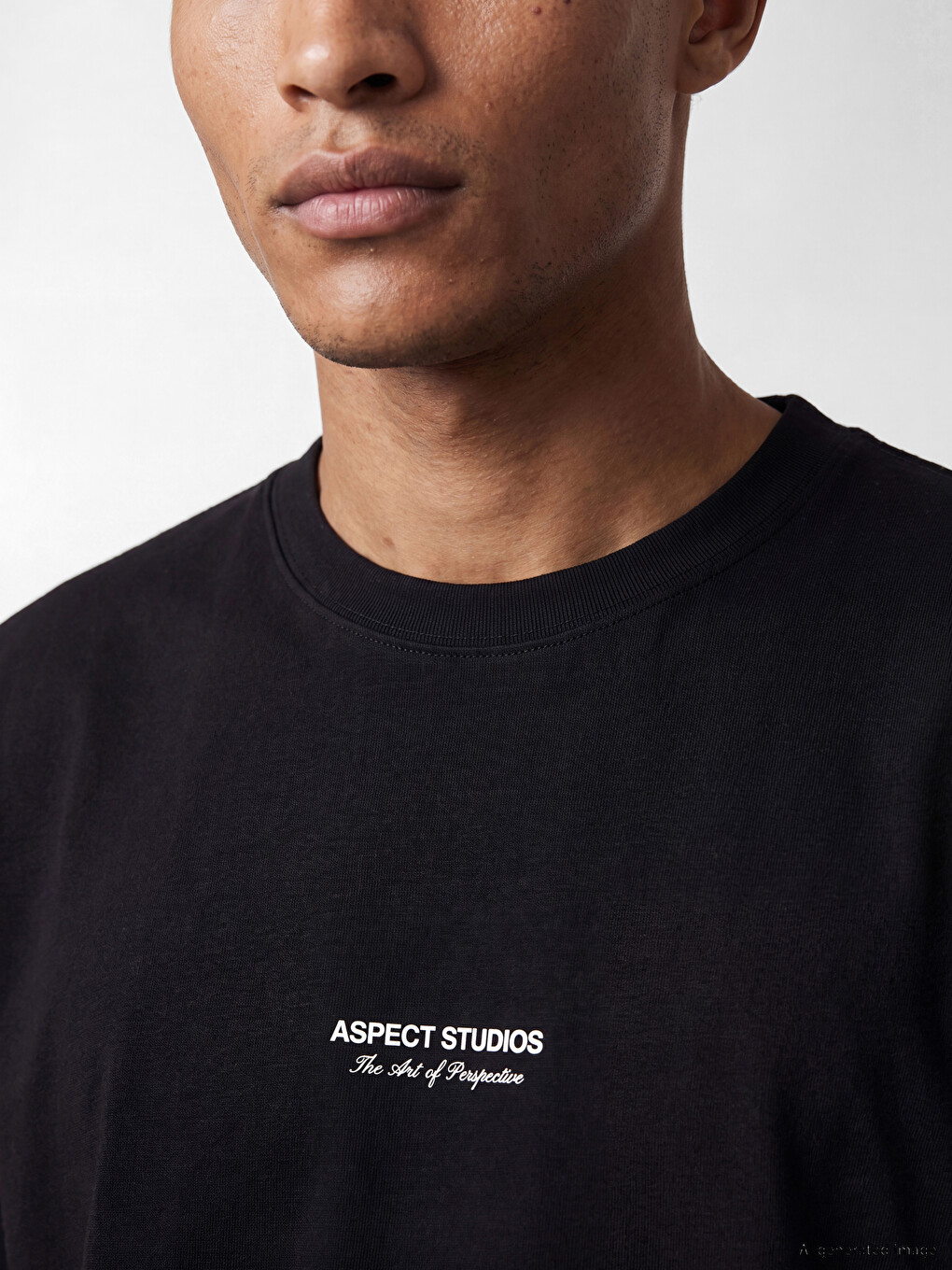 Relaxed Fit Crew Neck Printed Men's T-Shirt-2