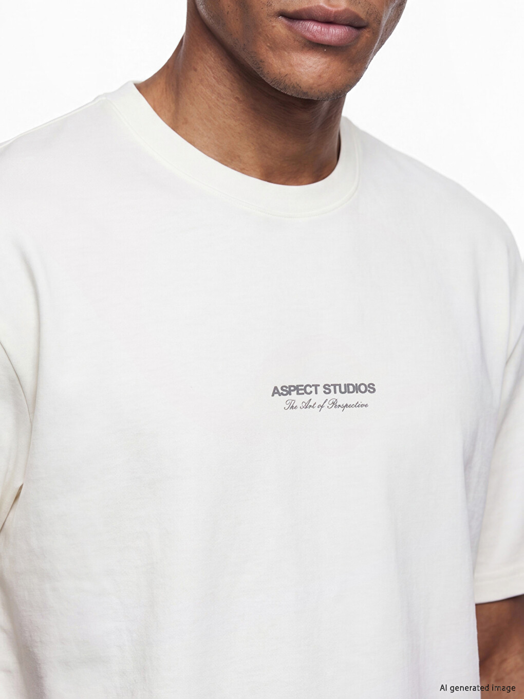 Crew Neck Slogan Printed Men's T-Shirt-2
