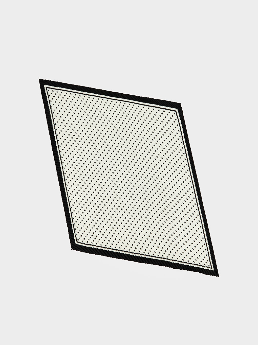 Siyah Desenli Kadın Bandana-1