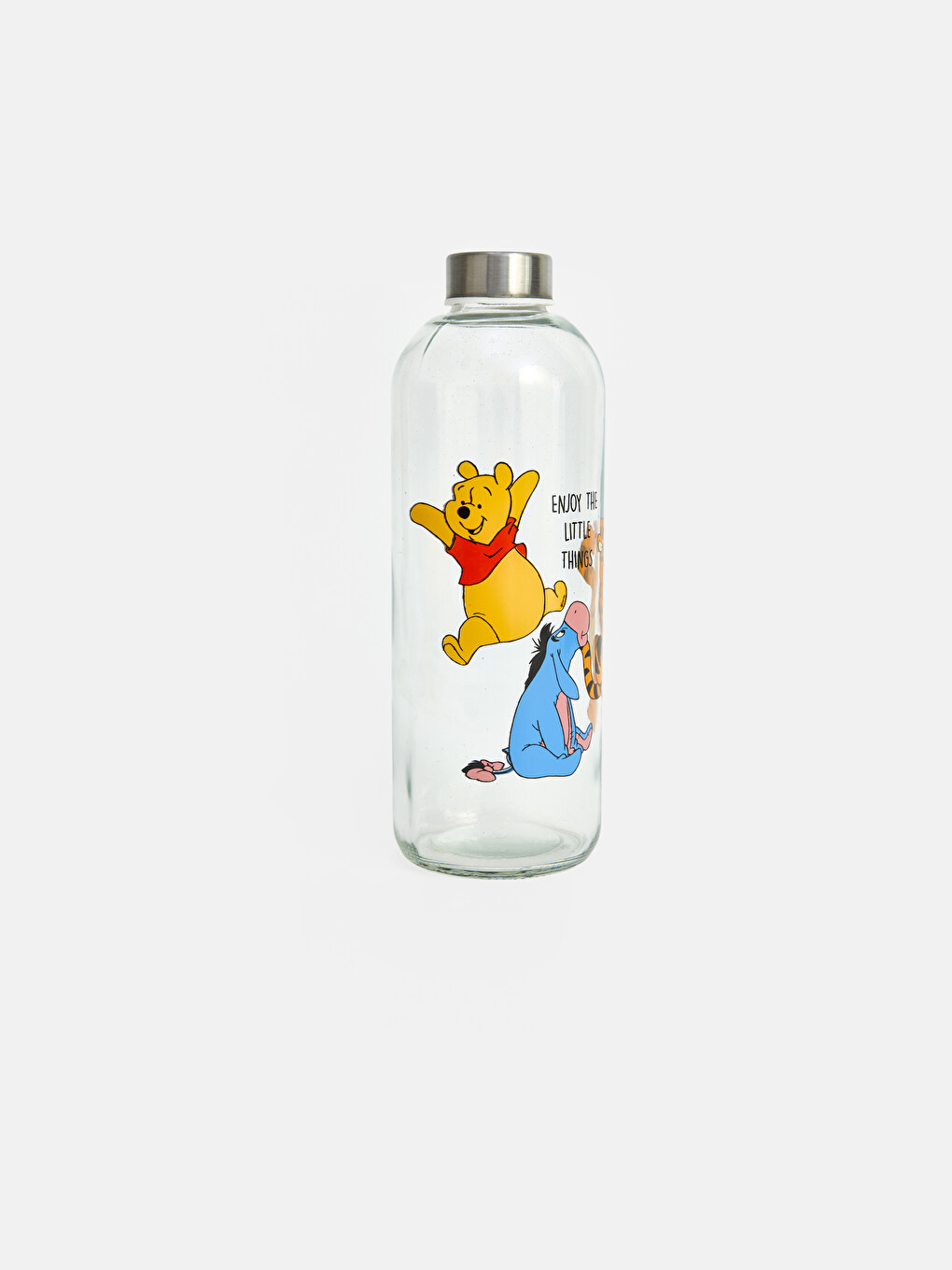 Karışık Winnie The Pooh Baskılı Cam Baş Ucu Sürahisi 1000 Ml-2