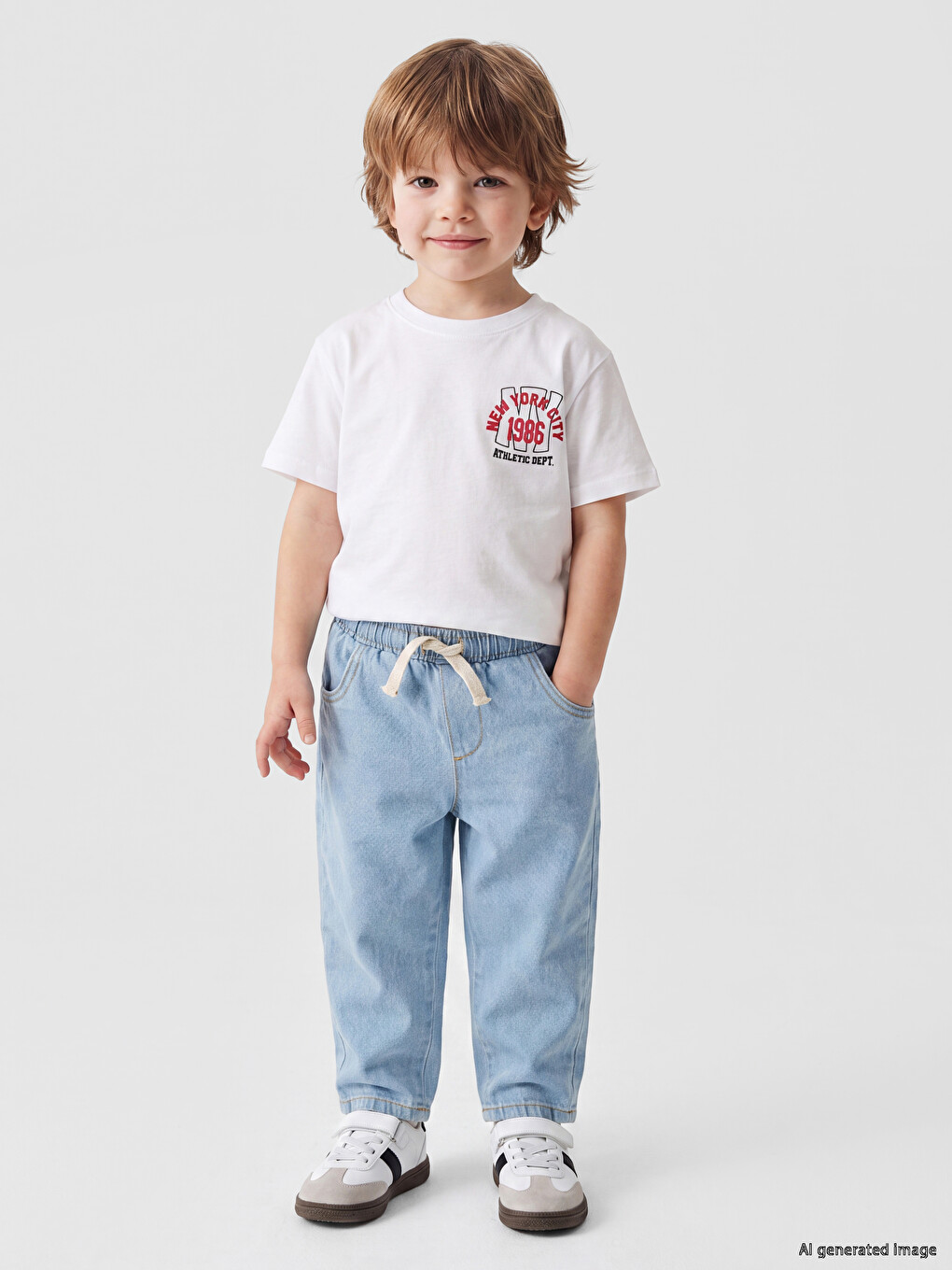 Elastic Waist Baby Boys' Trousers